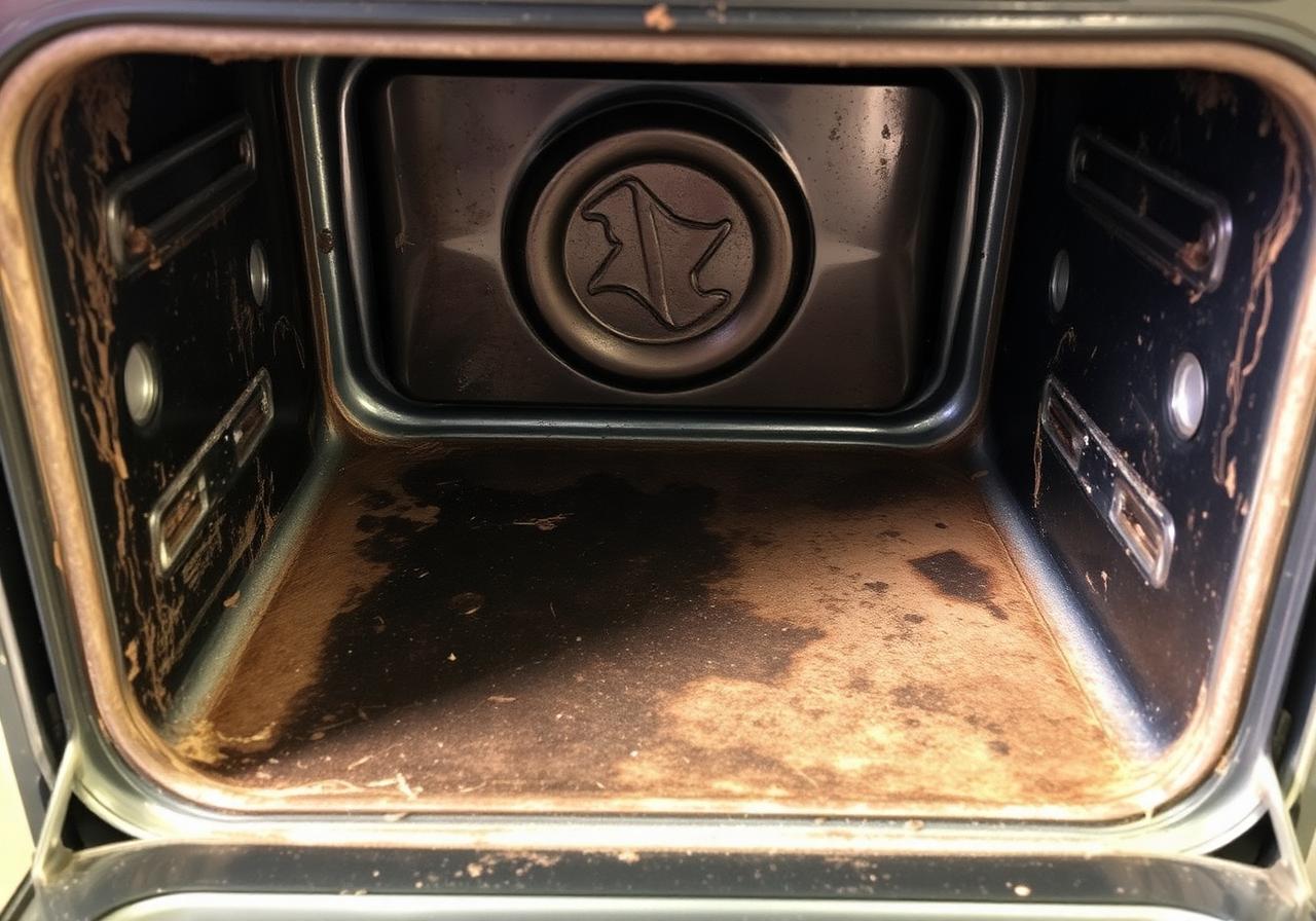 Oven specialist clean – before cleaning